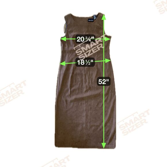 Melissa Harper Women's Brown Two Piece Set Long Dress with Jacket Size 16 - Picture 11 of 12